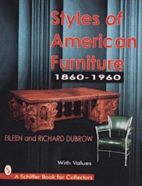 Cover of Styles of American Furniture 1860-1960